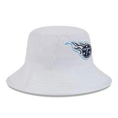 Tennessee Titans New Era 2024 NFL Training Camp Stretch Bucket Hat - White Hats