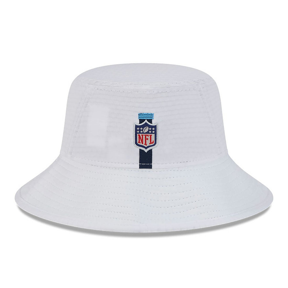Tennessee Titans New Era 2024 NFL Training Camp Stretch Bucket Hat - White Hats