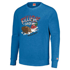 Buffalo Bills Homage Unisex Holiday Raglan Tri-Blend Pullover Sweatshirt - Royal Pullover