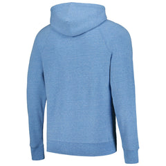 Detroit Lions Homage Unisex Holiday Raglan Tri-Blend Pullover Hoodie - Light Blue Hoodies