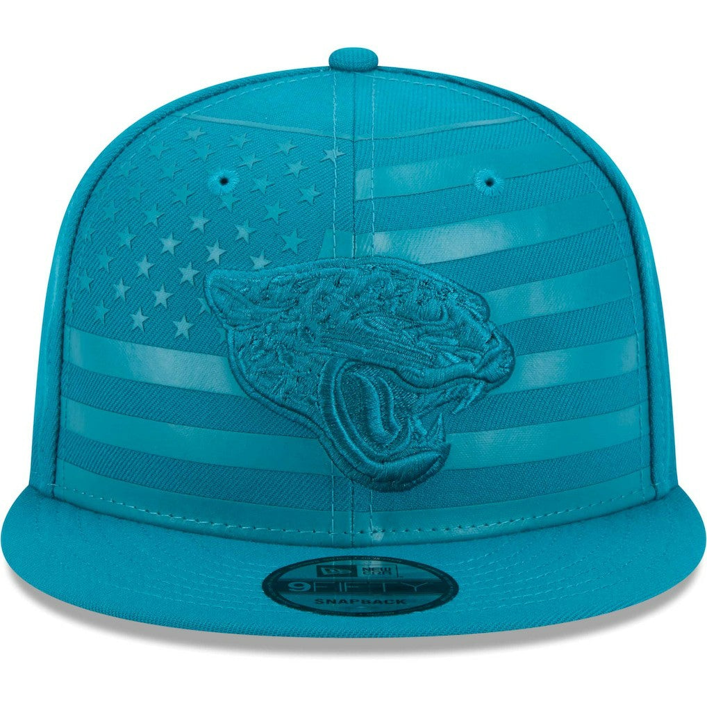 Jacksonville Jaguars New Era Independent 9FIFTY Snapback Hat - Teal Hats
