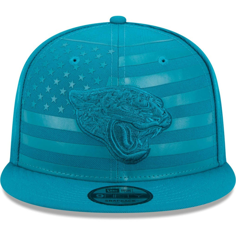 Jacksonville Jaguars New Era Independent 9FIFTY Snapback Hat - Teal Hats