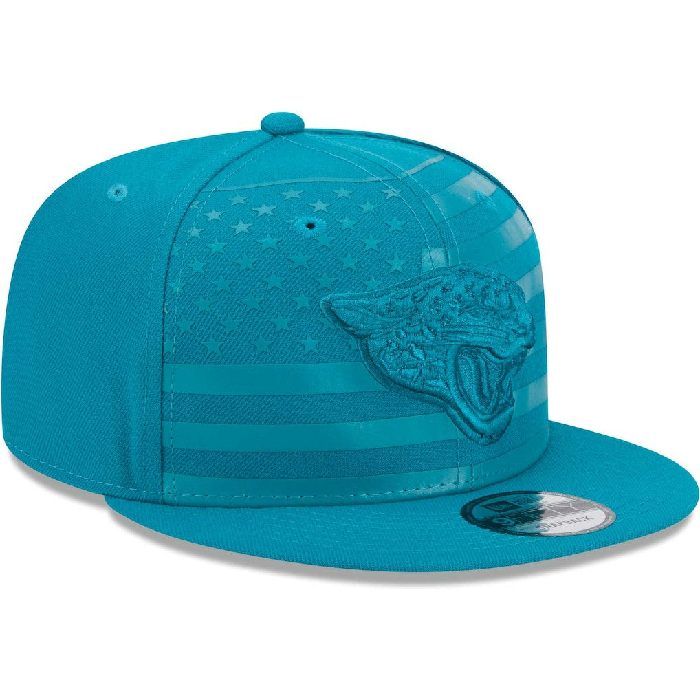 Jacksonville Jaguars New Era Independent 9FIFTY Snapback Hat - Teal Hats