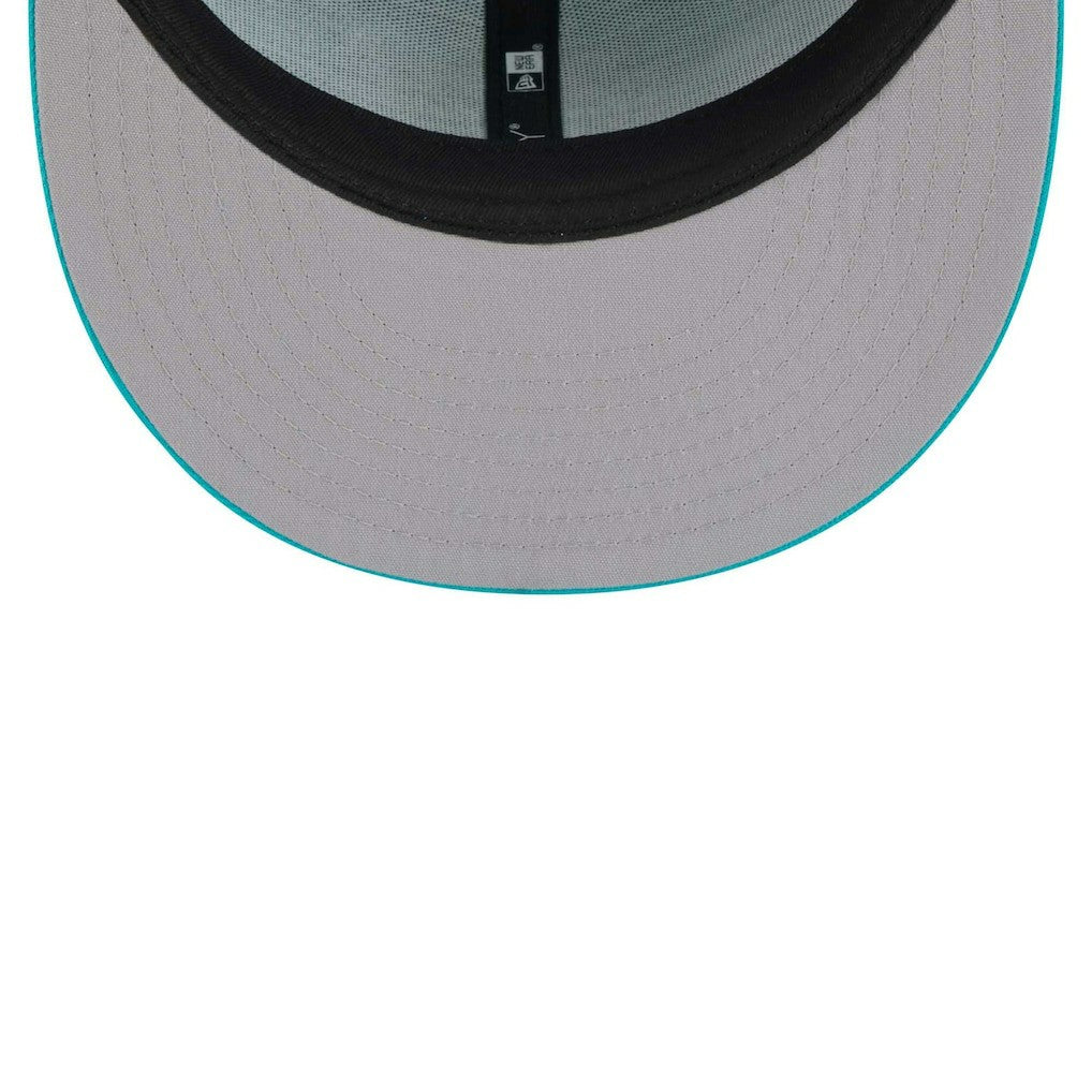 Miami Dolphins New Era Independent 9FIFTY Snapback Hat - Aqua Hats