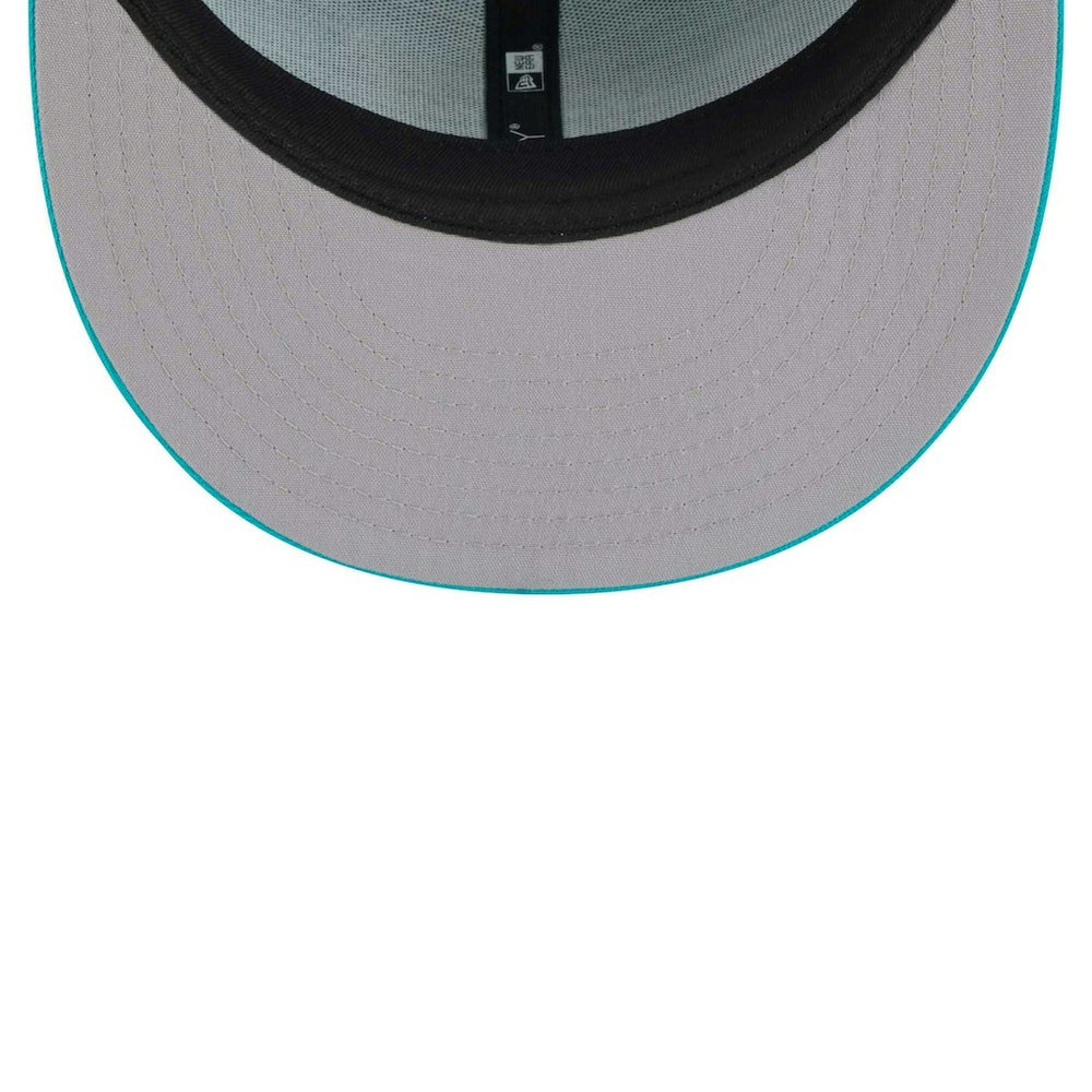 Miami Dolphins New Era Independent 9FIFTY Snapback Hat - Aqua Hats