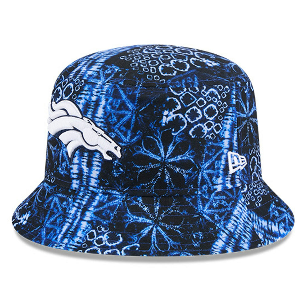 Denver Broncos New Era Shibori Bucket Hat - Navy Hats