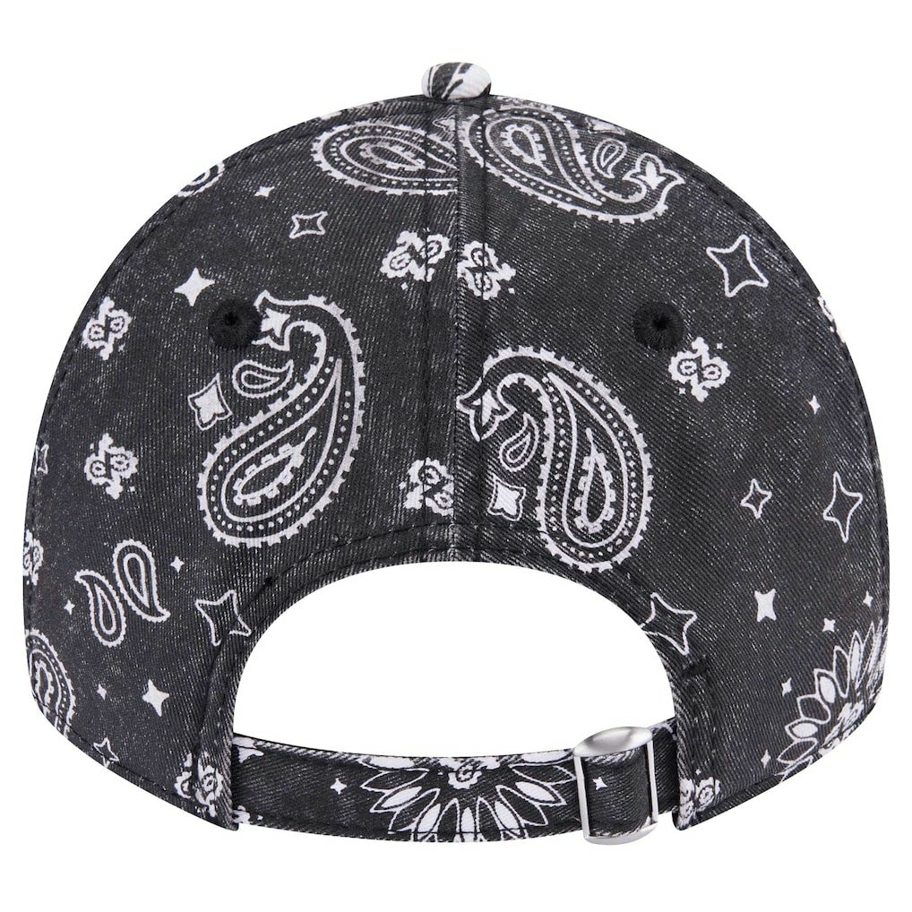 Cincinnati Bengals New Era Women's Paisley 9TWENTY Adjustable Hat - Black Hats