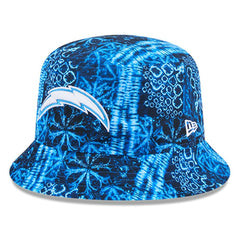 Los Angeles Chargers New Era Shibori Bucket Hat - Powder Blue Hats