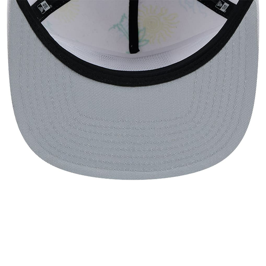 Las Vegas Raiders New Era Vacay Golfer Snapback Hat - White Hats