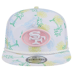 San Francisco 49ers New Era Vacay Golfer Snapback Hat - White Hats