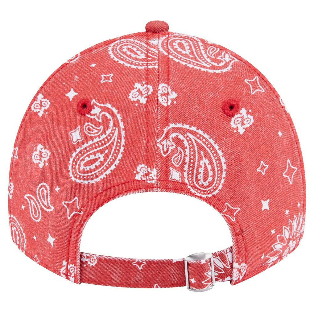 San Francisco 49ers New Era Women's Paisley 9TWENTY Adjustable Hat - Scarlet Hats