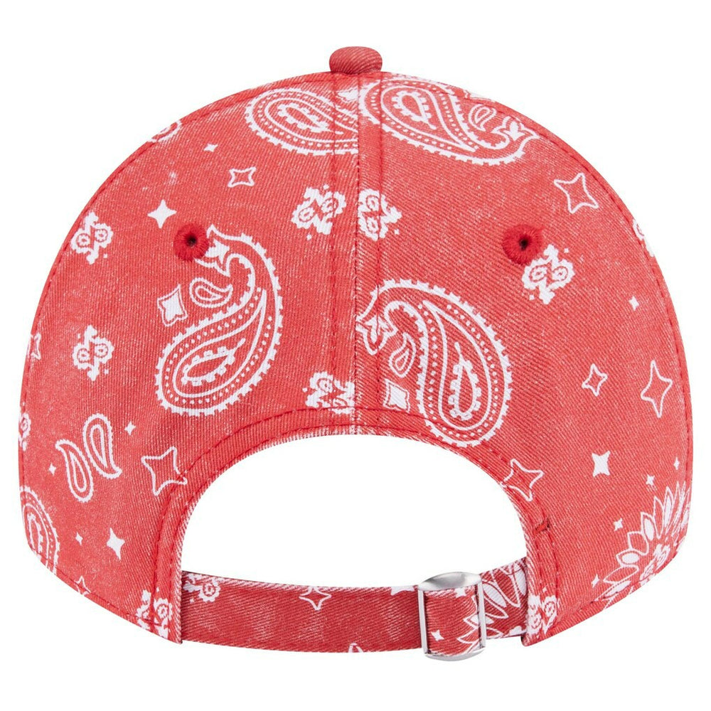 San Francisco 49ers New Era Women's Paisley 9TWENTY Adjustable Hat - Scarlet Hats