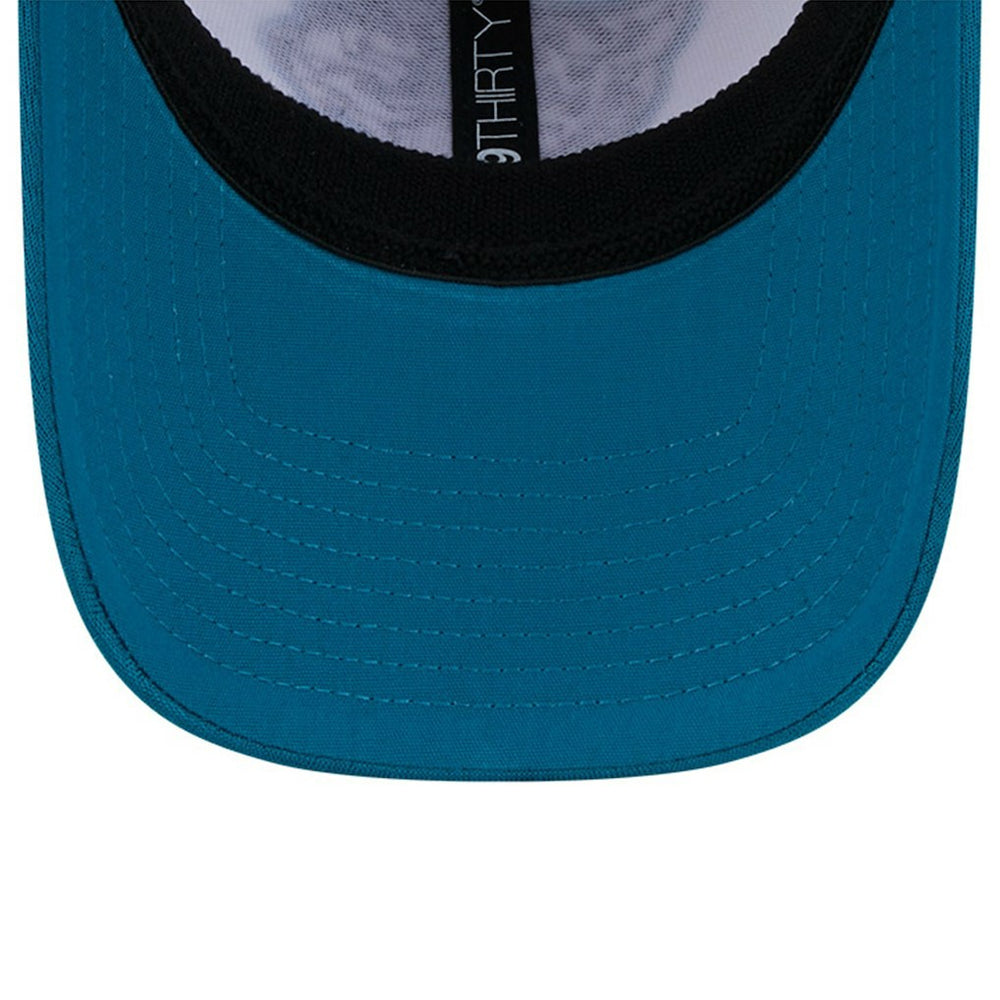 Jacksonville Jaguars New Era 2024 NFL Training Camp 39THIRTY Flex Hat - White/Teal Hats