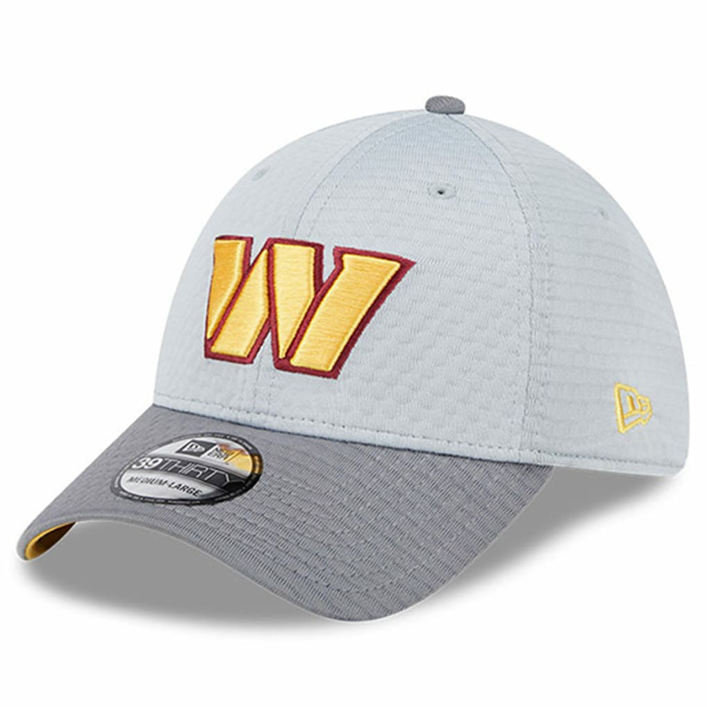 Washington Commanders New Era 2024 NFL Training Camp 39THIRTY Flex Hat - Gray Hats