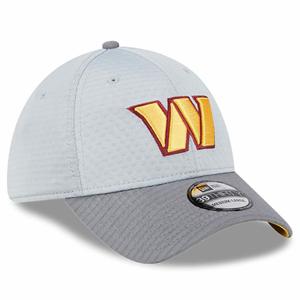 Washington Commanders New Era 2024 NFL Training Camp 39THIRTY Flex Hat - Gray Hats