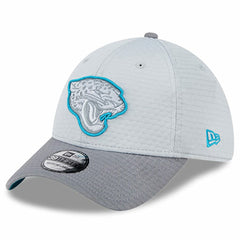 Jacksonville Jaguars New Era 2024 NFL Training Camp 39THIRTY Flex Hat - Gray Hats