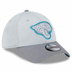 Jacksonville Jaguars New Era 2024 NFL Training Camp 39THIRTY Flex Hat - Gray Hats