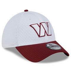 Washington Commanders New Era 2024 NFL Training Camp 39THIRTY Flex Hat - White/Burgundy Hats