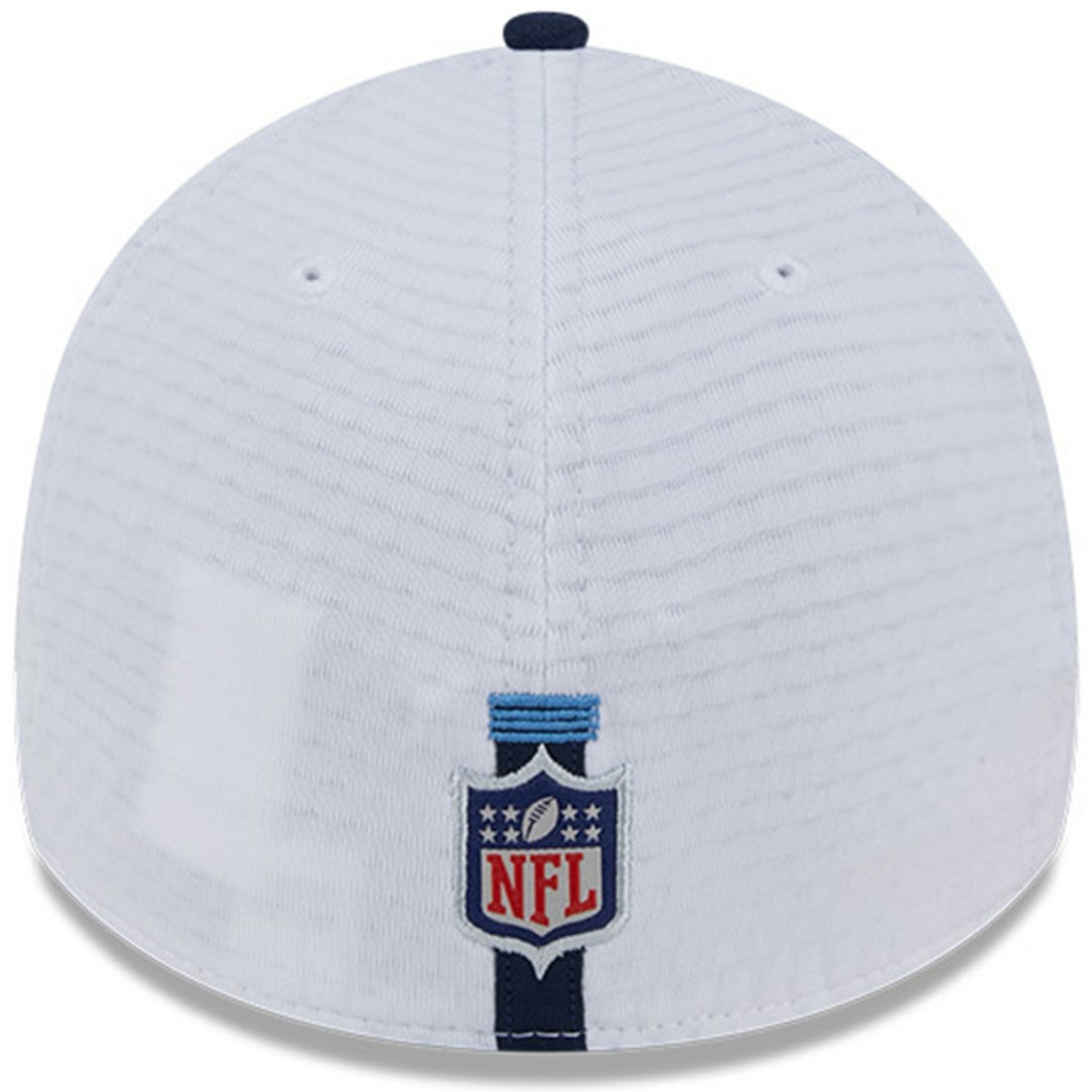 Tennessee Titans New Era 2024 NFL Training Camp 39THIRTY Flex Hat - White/Navy Hats