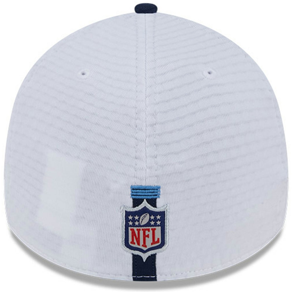 Tennessee Titans New Era 2024 NFL Training Camp 39THIRTY Flex Hat - White/Navy Hats