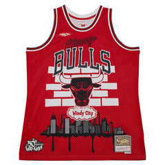 Chicago Bulls x Tats Cru Hardwood Classics Fashion Jersey Red - Mitchell & Ness
