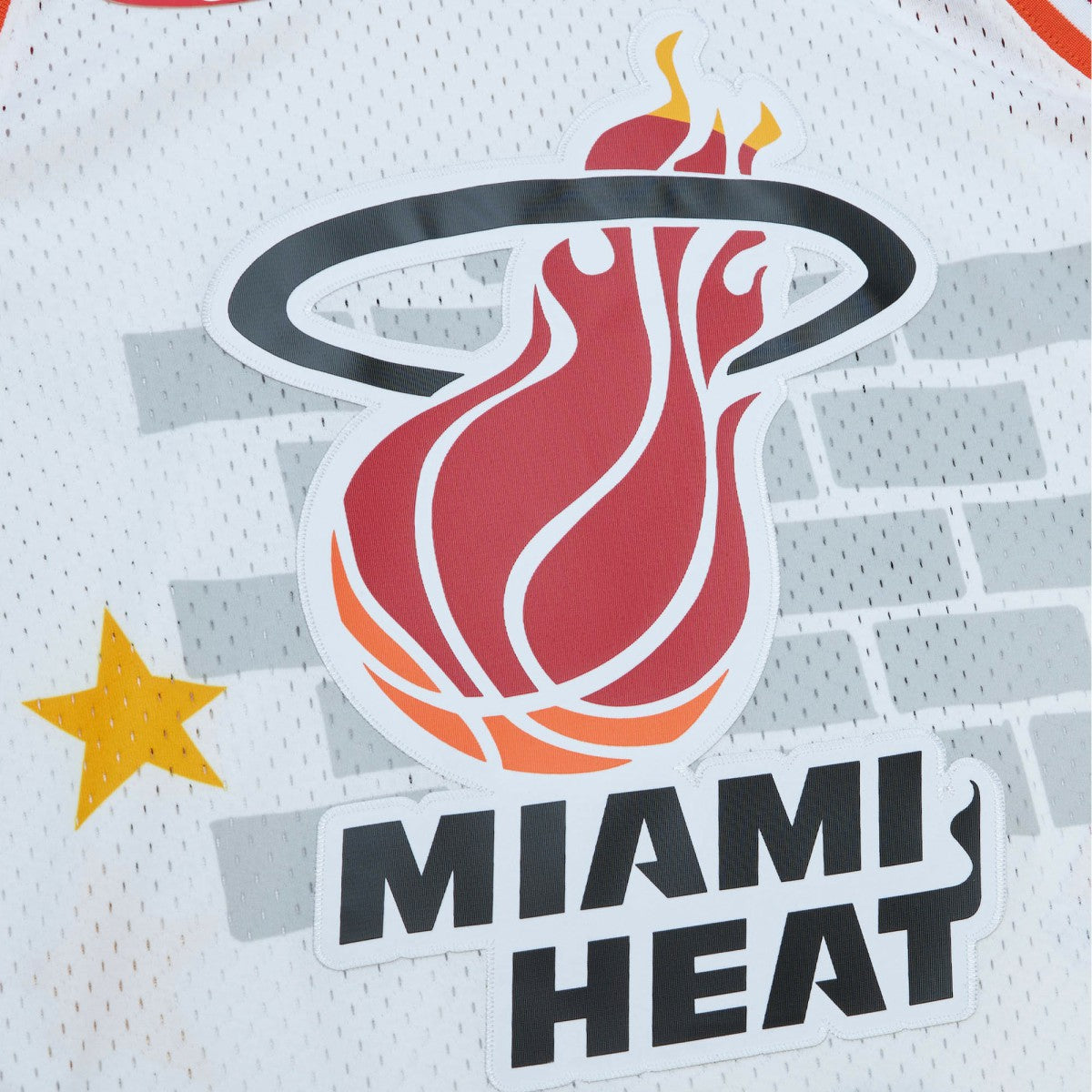 Miami Heat x Tats Cru Hardwood Classics Fashion Jersey White - Mitchell & Ness