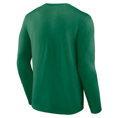 Philadelphia Eagles Gridiron Classics Retro Block Long Sleeve T-Shirt - Kelly Green T-shirts