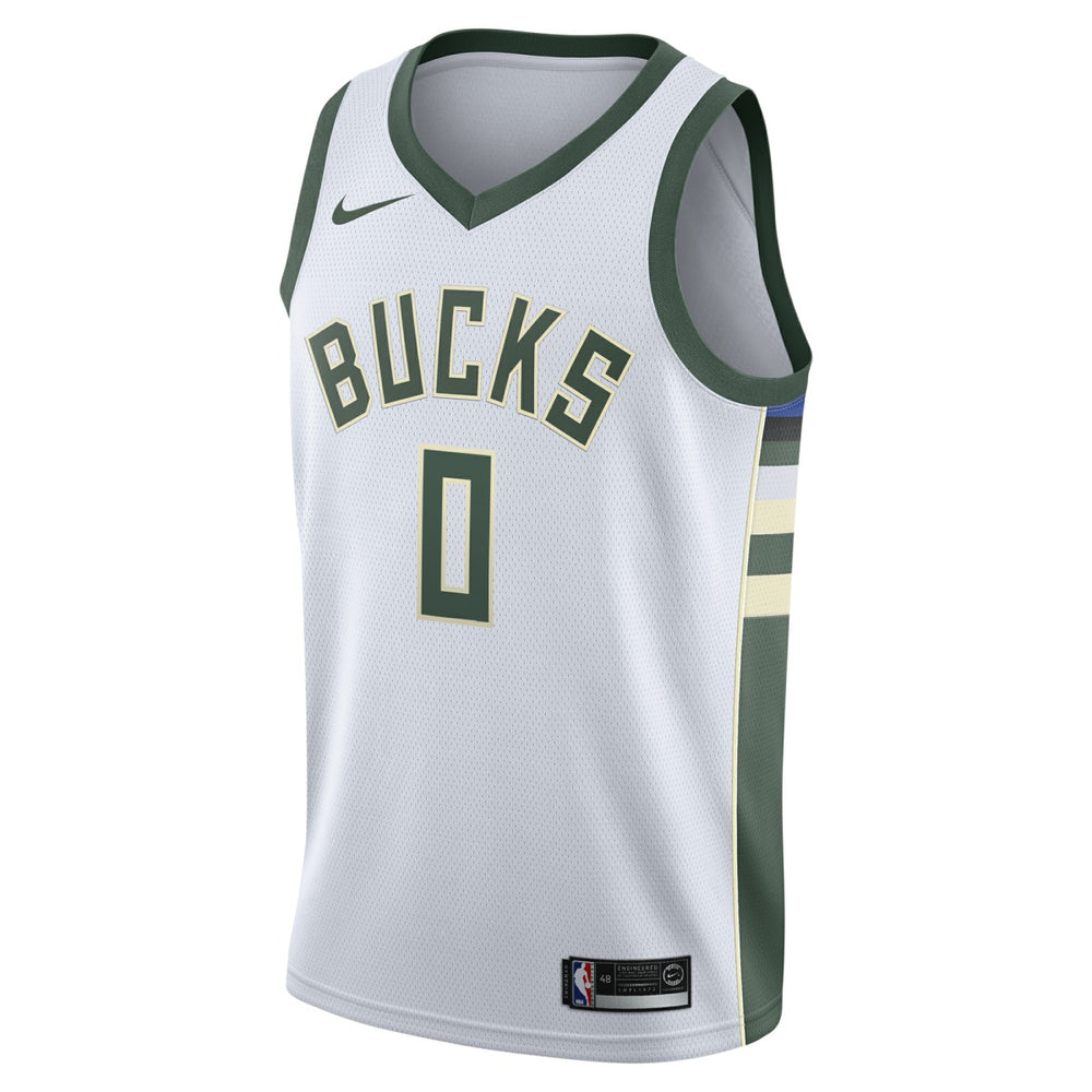 Damian Lillard Milwaukee Bucks Unisex Swingman Player Jersey Association Edition White - Nike