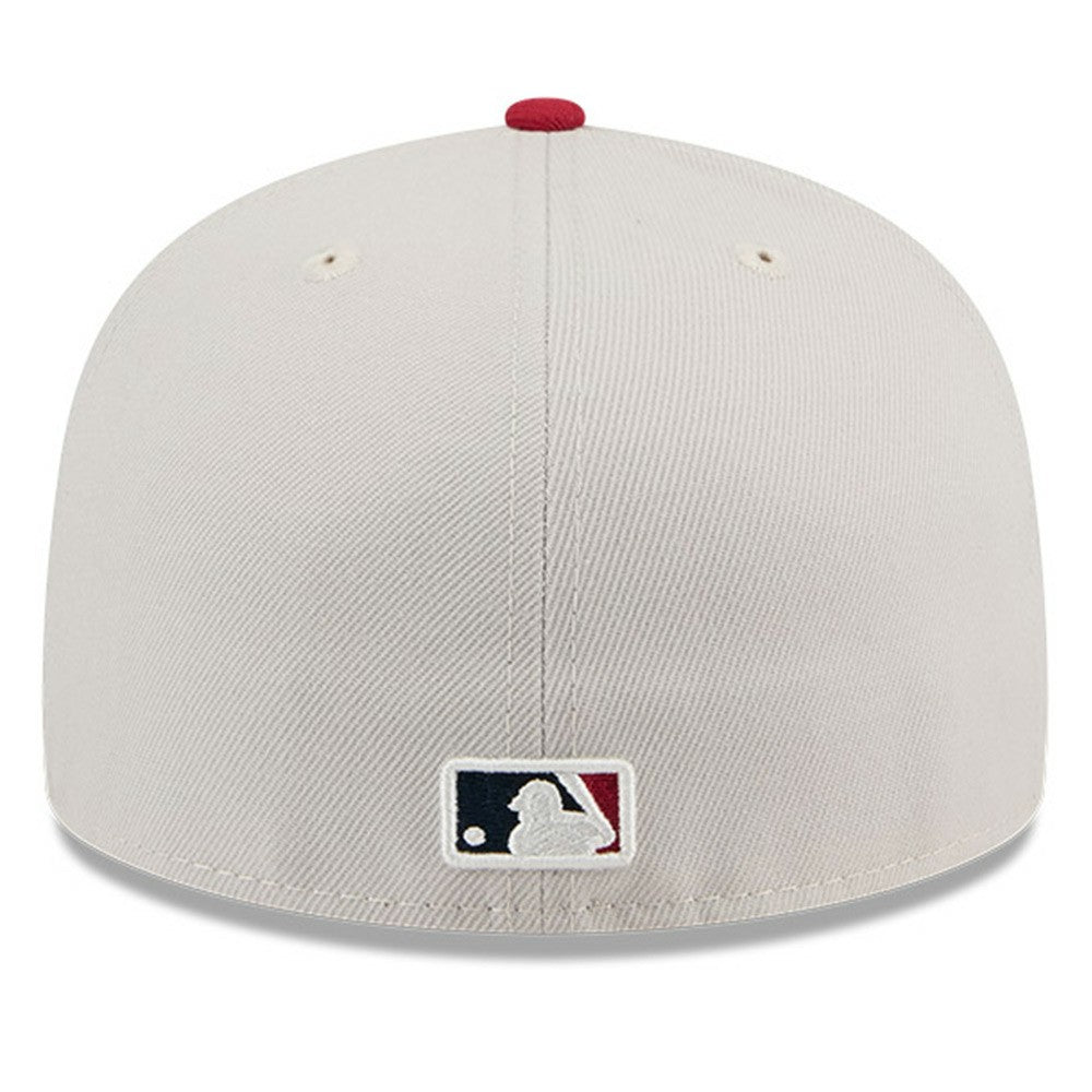 Miami Marlins New Era 2024 Fourth of July 59FIFTY Fitted Hat - Khaki/Red Hats