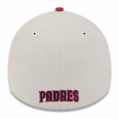 San Diego Padres New Era 2024 Fourth of July 39THIRTY Flex Hat - Khaki/Red Hats
