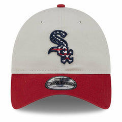 Chicago White Sox New Era 2024 Fourth of July 9TWENTY Adjustable Hat - Khaki/Red Hats