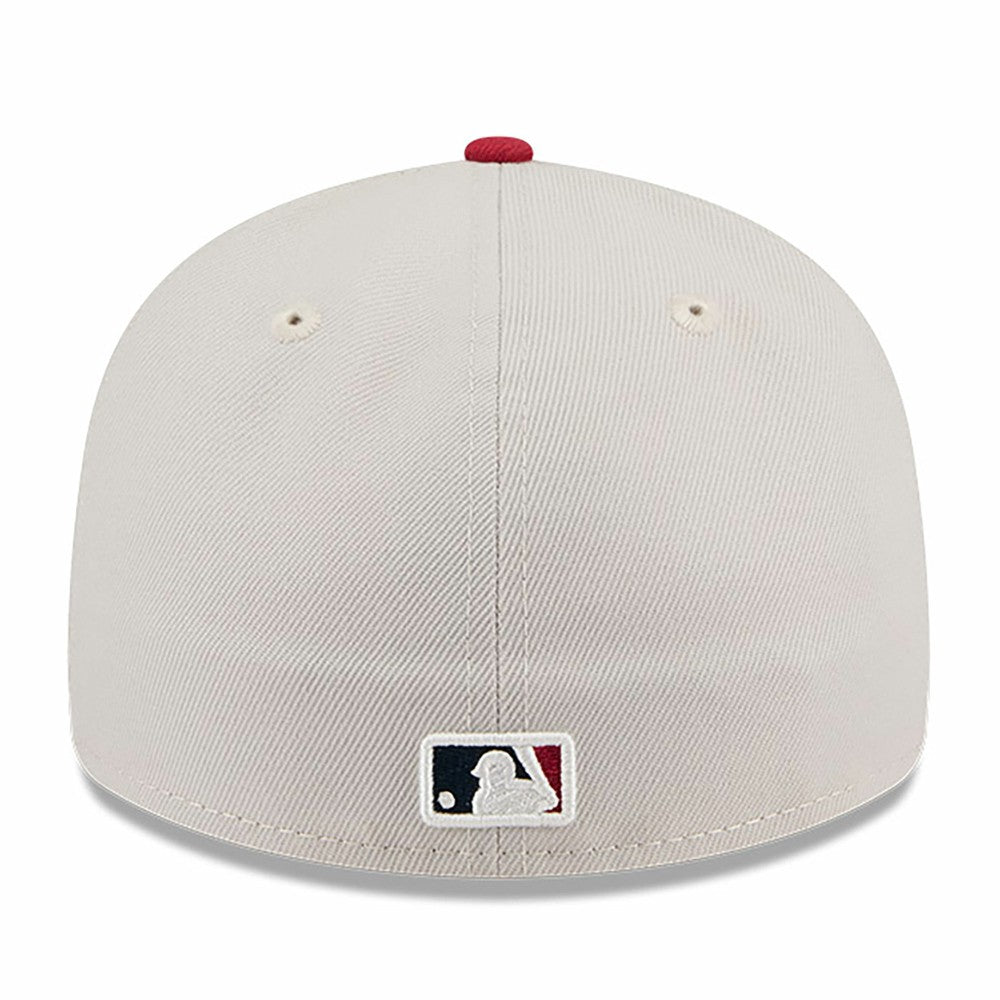 Miami Marlins New Era 2024 Fourth of July Low Profile 59FIFTY Fitted Hat - Khaki/Red Hats