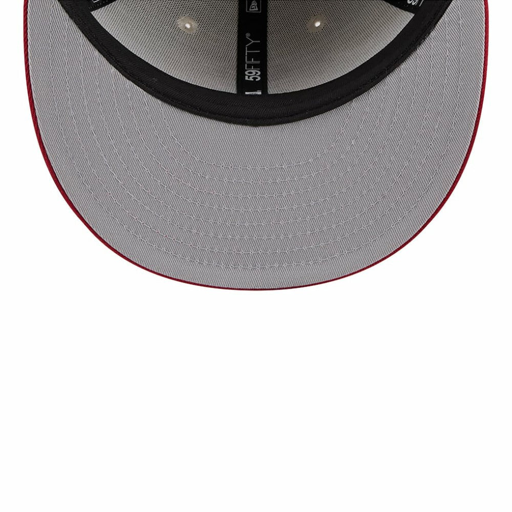 Minnesota Twins New Era 2024 Fourth of July Low Profile 59FIFTY Fitted Hat - Khaki/Red Hats