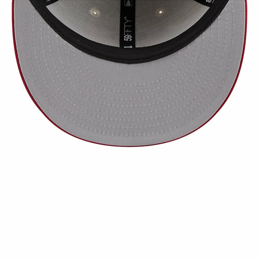 Pittsburgh Pirates New Era 2024 Fourth of July Low Profile 59FIFTY Fitted Hat - Khaki/Red Hats