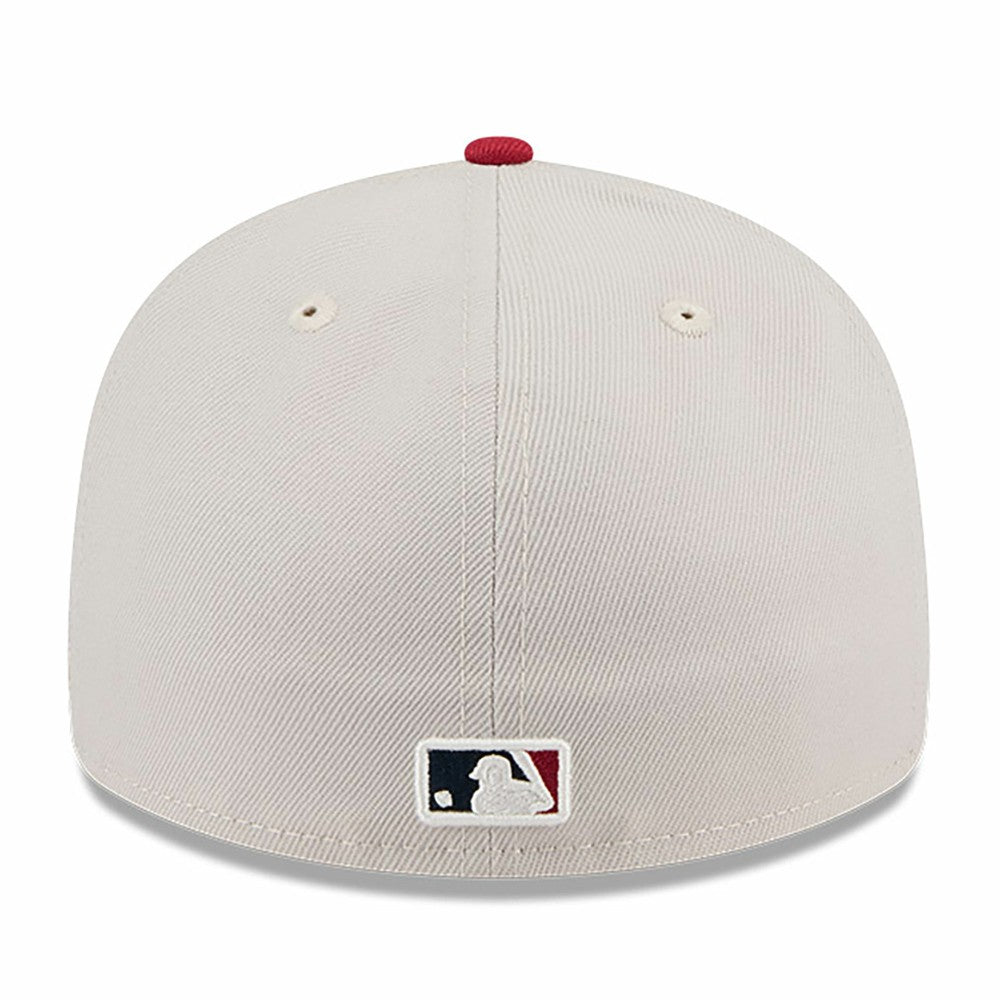 Los Angeles Angels New Era 2024 Fourth of July Low Profile 59FIFTY Fitted Hat - Khaki/Red Hats