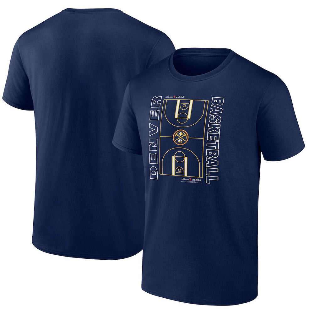 Denver Nuggets Michelob Ultra Full Court T-Shirt - Navy