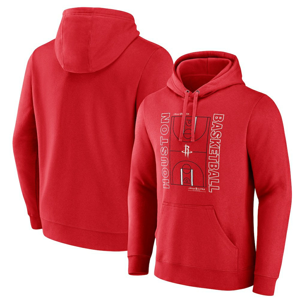 Houston Rockets Michelob Ultra Full Court Pullover Hoodie - Red