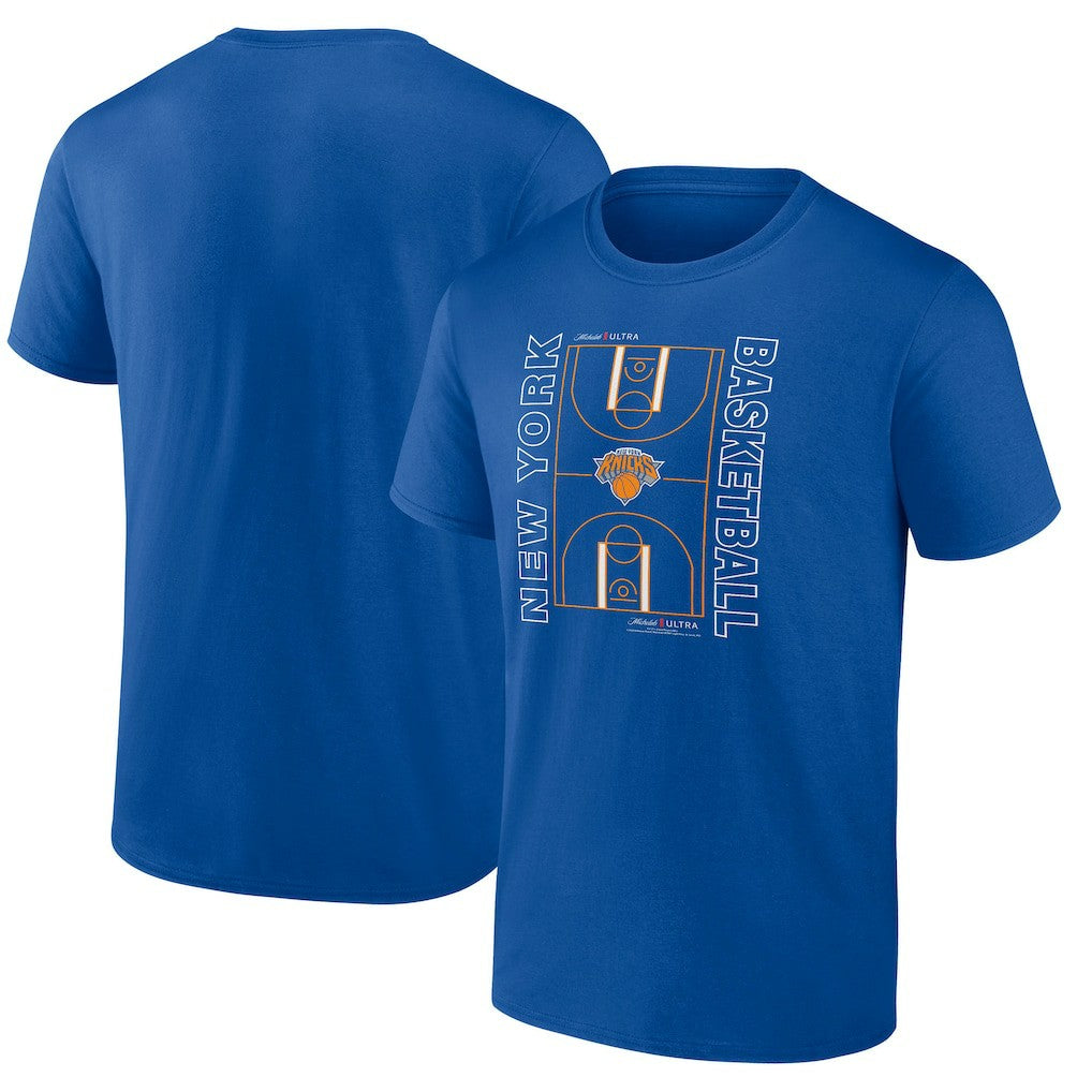New York Knicks Michelob Ultra Full Court T-Shirt - Blue