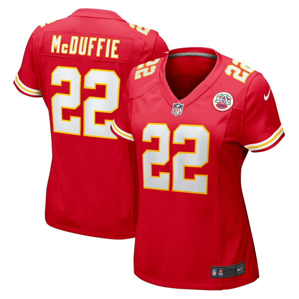 Trent McDuffie Kansas City Chiefs Women's Game Jersey - Red Jerseys