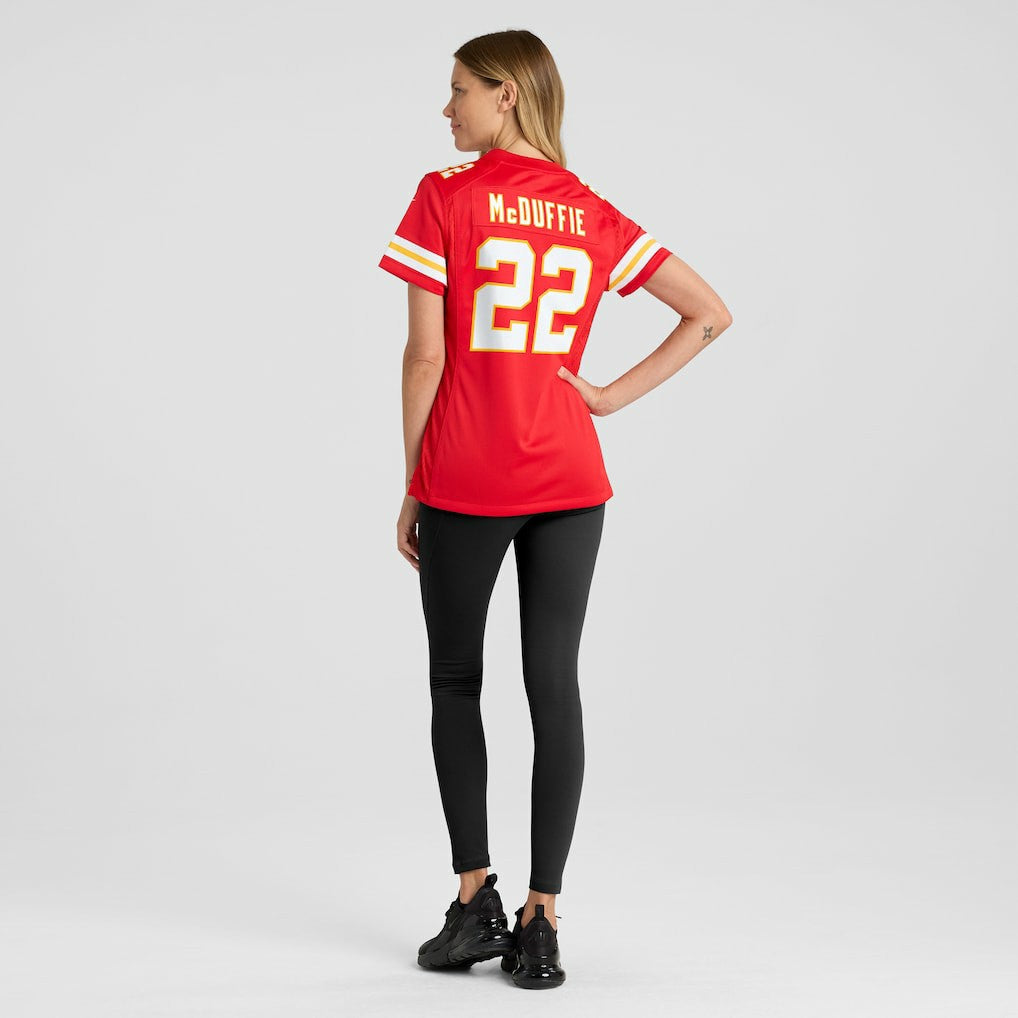 Trent McDuffie Kansas City Chiefs Women's Game Jersey - Red Jerseys