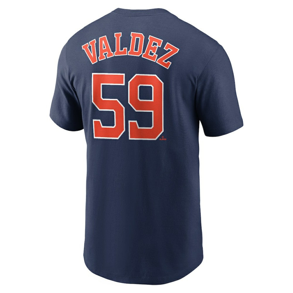 Framber Valdez Houston Astros Nike Fuse Name & Number T-Shirt - Navy T-shirts