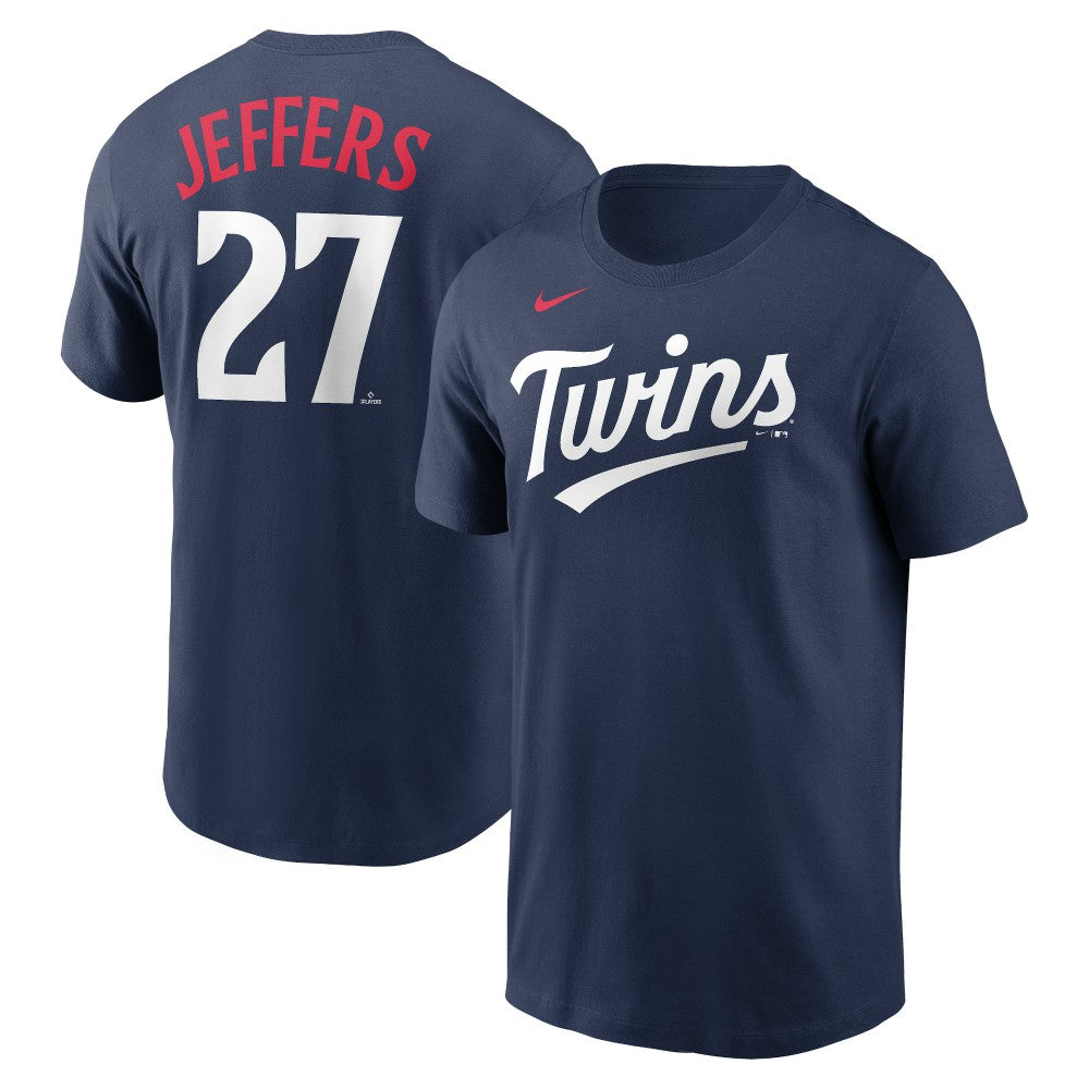 Ryan Jeffers Minnesota Twins Nike Player Name & Number T-Shirt - Navy T-shirts