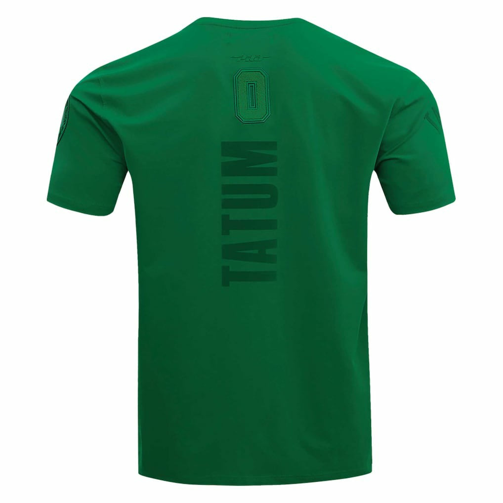 Jayson Tatum Boston Celtics Pro Standard Triple Tonal Player T-Shirt Kelly Green