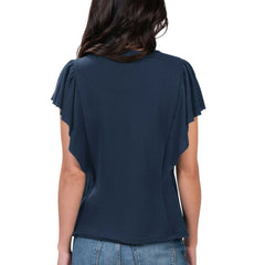Atlanta Braves G-III 4Her by Carl Banks Women's Crowd Wave T-Shirt - Navy T-shirts