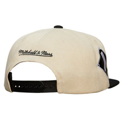 Chicago White Sox Mitchell & Ness Cooperstown Collection Speed Zone Snapback Hat - Cream Hats