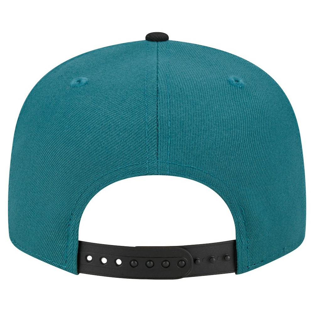 Philadelphia Eagles New Era Team Establish 9FIFTY Snapback Hat - Midnight Green/Black Hats