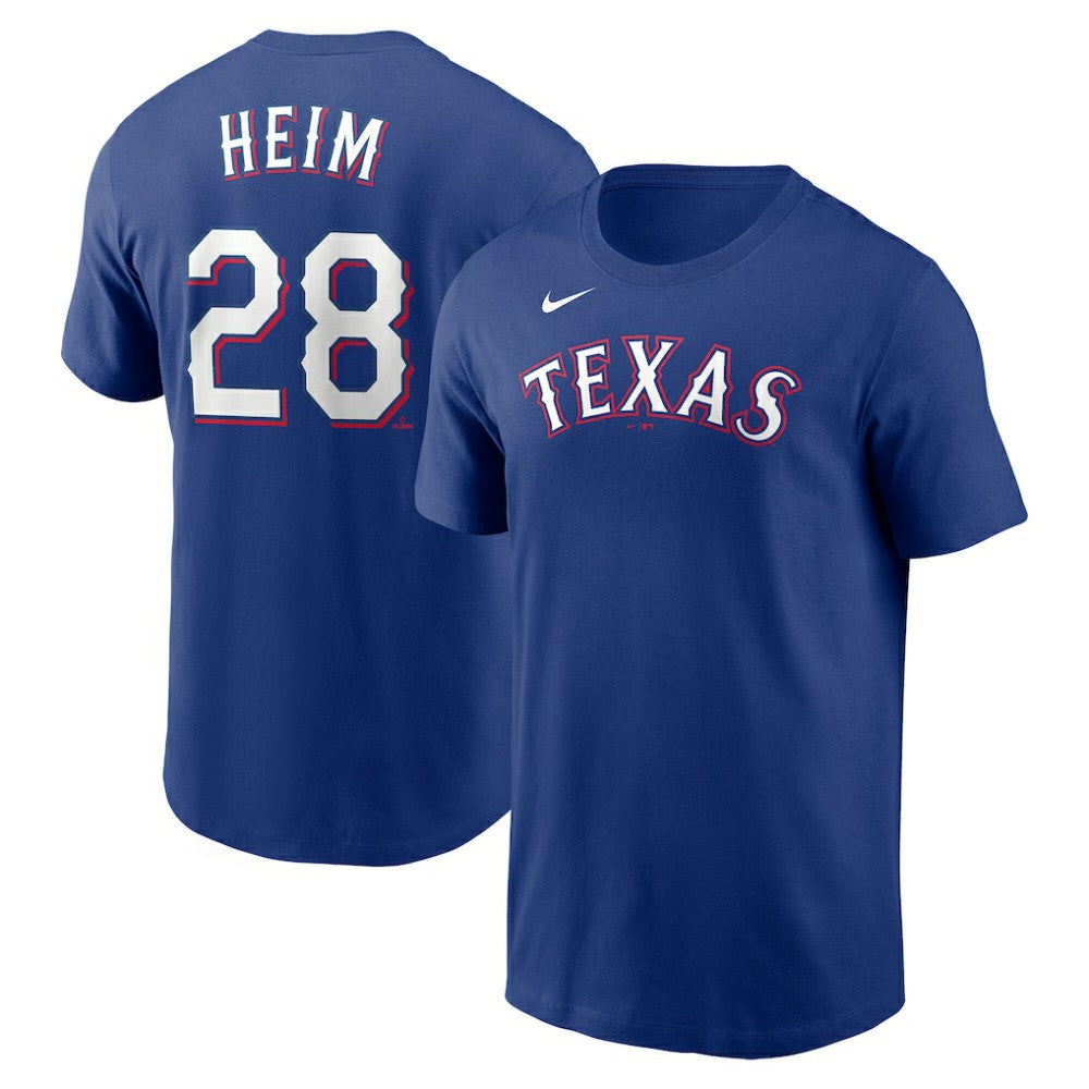 Jonah Heim Texas Rangers Nike Youth Name & Number T-Shirt - Royal T-shirts