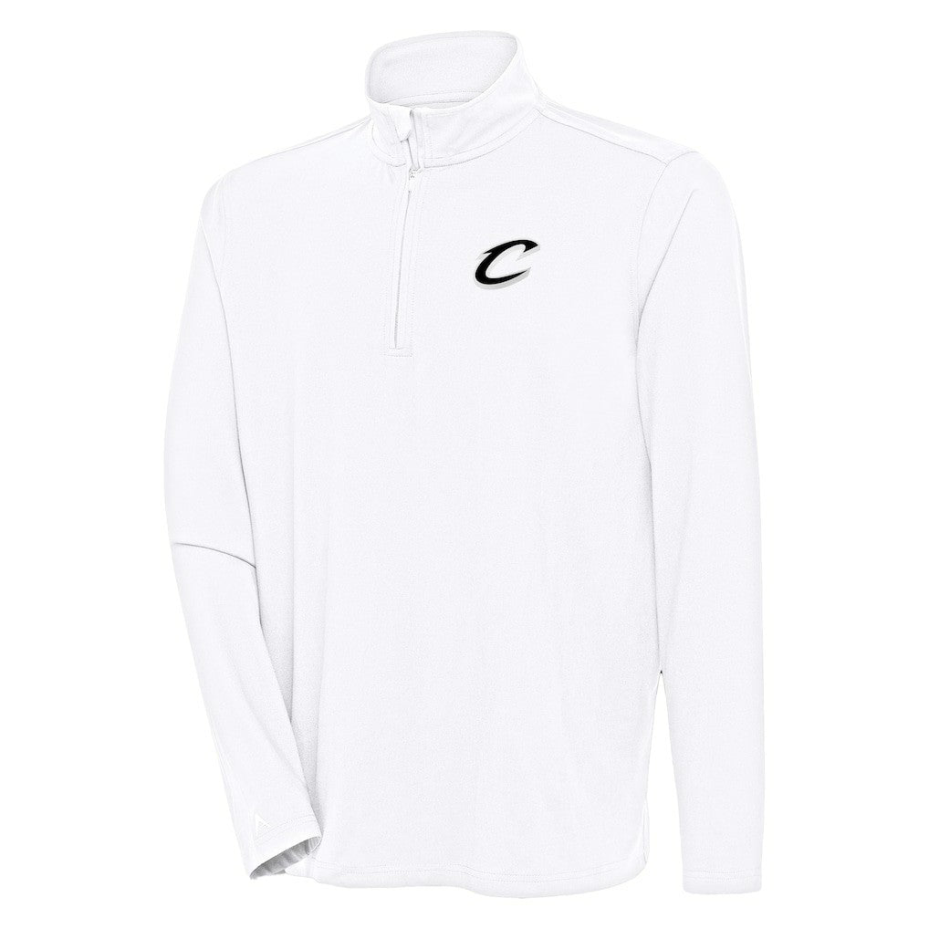 Cleveland Cavaliers Antigua Hunk Quarter-Zip Top White