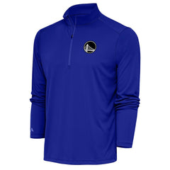 Golden State Warriors Antigua Metallic Logo Tribute Quarter-Zip Top Royal outlet