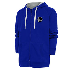 Golden State Warriors Antigua Metallic Logo Victory Raglan Full-Zip Hoodie Royal outlet
